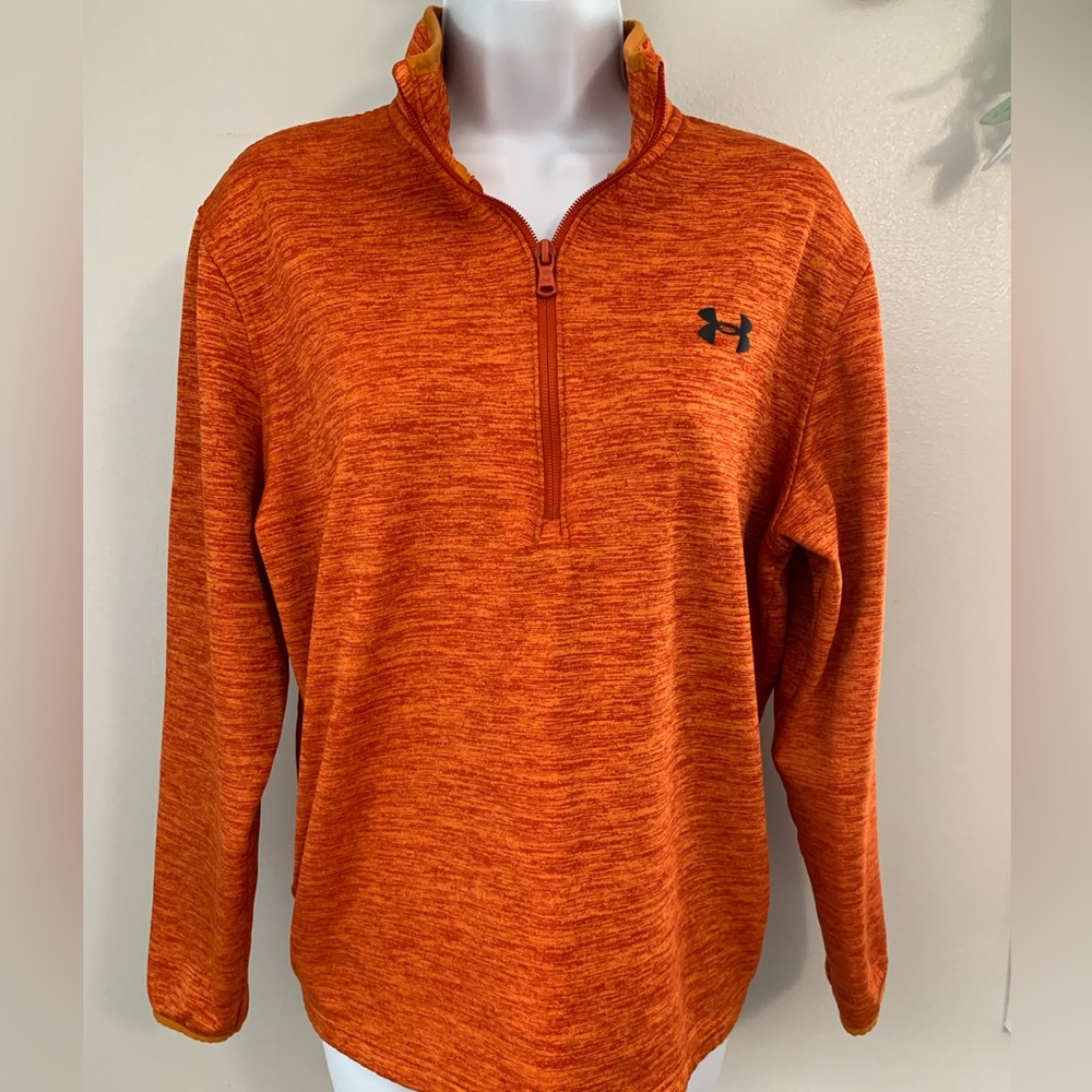 Under Armour Heather Orange Pullover